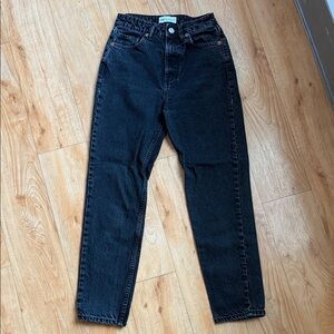 Zara Charcoal Denim Jeans